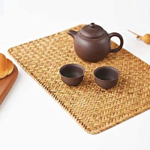Napperons faits à la main en jacinthe d'eau commandes en gros écologiques parfaits pour les accessoires de décoration de table à manger - Product Image 5