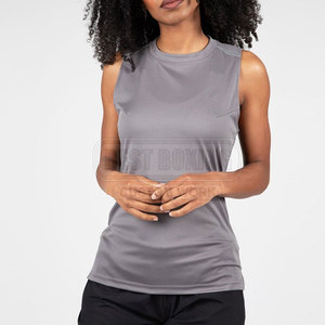 Camiseta sin mangas ligera Lisa para mujer para correr, ejercicio y deportes, camiseta sin mangas para gimnasio para mujer - Product Image 3