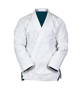 Kimono de jiu jitsu de competición con zonas de parches legales y cintura suave construido como kimono de jiu jitsu aprobado para luchadores - Product Image 1
