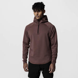 Sweat à capuche d'hiver pour homme Crazy Muscle à col montant, 100% polyester, respirant, séchage rapide, coupe classique - Product Image 2