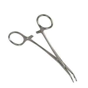 Pinzas Kelly Curvas de Precisión, Acero Inoxidable Plateado, Pinzas de Bloqueo Manual, Certificación CE Clase II para Uso Médico y Dental - Product Image 5