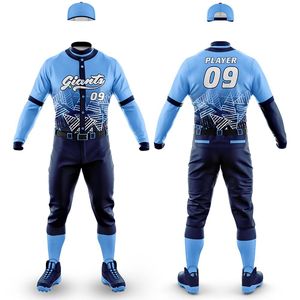 Uniformes de béisbol de diseño personalizado para equipos, tallas para jóvenes y adultos disponibles con impresión de logotipo y número - Product Image 6
