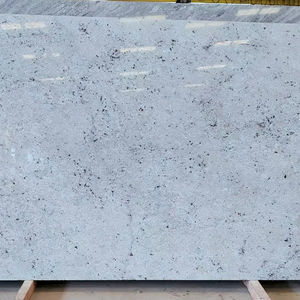 Style de conception de grande dalle dalle en pierre polie blanche coloniale moderne - Product Image 1