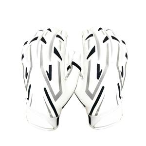 Diseño personalizado Cómodo Palm Guantes de fútbol americano Dedo completo Niños Impresión de silicona Receptor personalizado Guantes de fútbol - Product Image 1