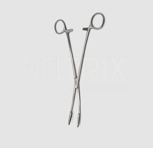 Manual de acero inoxidable Gross Meiar Dressing Swab Forceps 25cm CVD Instrumentos quirúrgicos Veltrix Enterprises CE - Product Image 3