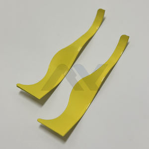 Rasoirs incurvés réutilisables Wenzy Wave en acier inoxydable jaune pour coiffeurs OEM Dominicain Votre propre logo Salon Rasoirs à raser - Product Image 6