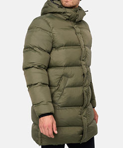 Veste matelassée en polyester pour homme, style streetwear d'hiver, marque personnalisée, coupe-vent, imperméable, à capuche, épaisse, pour l'hiver - Product Image 5