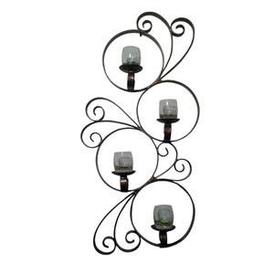 Vente en gros de bougeoirs en métal de qualité créative, photophore, scones muraux décoratifs d'intérieur, prix raisonnable pour Noël - Product Image 2