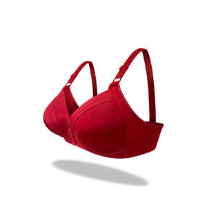 Soutien-gorge rembourré léger chromatique rouge - Product Image 5
