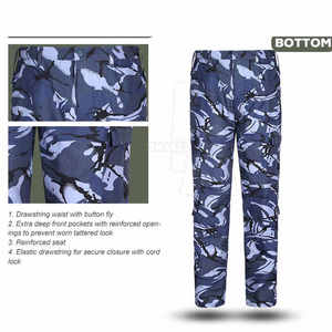 Conjunto de camuflaje de uniforme táctico para uso al aire libre para hombre, tela duradera, ropa personalizada de dos piezas, transpirable, impermeable, de fábrica - Product Image 4