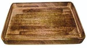 Plateau de service en bois de manguier, plateau de nourriture en MDF écologique pour un usage domestique, pour servir des aliments faizacraft - Product Image 5