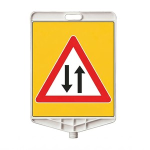 Reflective Double-Sided <b>Roadway</b> <b>Safety</b> Sign Plastic for Outdoor Use - Product Image 1
