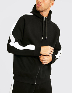 Haute qualité 100% coton impression personnalisée Jogging piste survêtement hommes survêtement survêtement survêtement à capuche ensemble survêtements pour hommes - Product Image 2