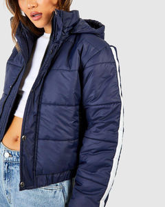 Chaqueta de Invierno Acolchada Reversible con Capucha para Mujer, Transpirable, Tallas y Colores Personalizables, Logotipo OEM - Product Image 3