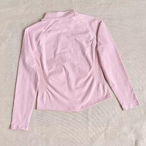 Chaqueta atlética ligera con cremallera para mujer, Top de Yoga de manga larga con características deportivas de compresión transpirables para Fitness y Yoga - Product Image 5