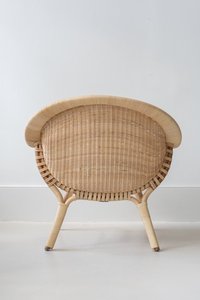 Eco-Friendly Rattan Arm <b>Chair</b> for Home Office <b>Living</b> <b>Room</b> Bedroom-Stylish Leisure Coffee <b>Chair</b> Chaise <b>Lounge</b> - Product Image 4