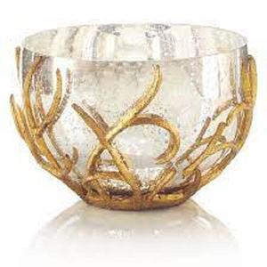 Cuenco decorativo para servidor de frutas, encimera de cocina, decoración de fechas, cuenco para servidor, cuenco para servir frutas con acabado dorado - Product Image 2