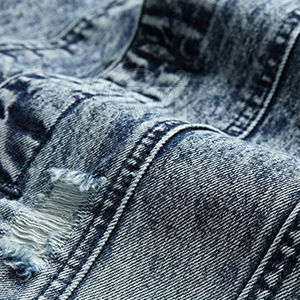 Veste en jean courte pour homme personnalisée avec strass - Style streetwear de luxe et brillant - Product Image 6