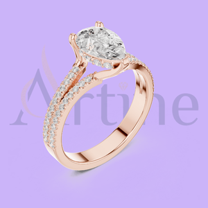 Anillo de compromiso de 10K para propuesta en caja de embalaje - Product Image 1