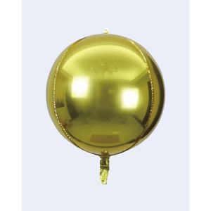 Party Love Balloon 4D Gold 45cm 18in 12 pcs <b>Bag</b> - Product Image 1