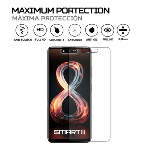 ANTISHOCK <b>Screen</b> Protector for Infinix Smart 8 India Premium Durable <b>Cover</b> for Phone's Display - Product Image 2