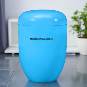 Urna Funeraria Metálica Europea de Alta Calidad en Color Morado Brillante para Cenizas, Color Personalizado, Precio Bajo, Recuerdo Decorativo para Funerales - Product Image 4