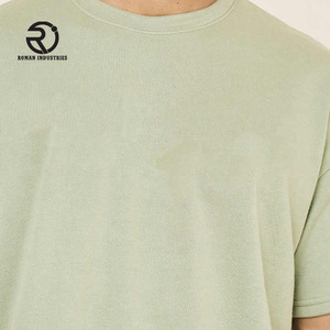 Ensemble short décontracté unisexe élégant pour homme 2 pièces T-Shirt à épaules tombantes Short à manches courtes et cordon de serrage pour homme - Product Image 2