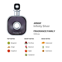 Original Infinity Silver par Armaf EDP 100ml – Parfums Arabes de Haute Qualité pour une Fragrance Orientale Longue Durée