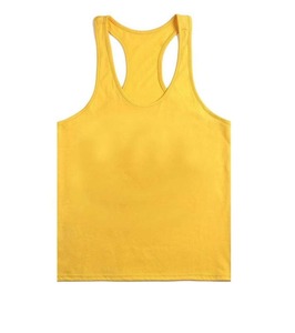 High Quality Cotton Sport Body Building Fitness Running Oem logo Plain Blank Custom <b>Mens</b> Gym <b>Stringer</b> tank Top - Product Image 6