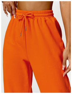 Pantalones de chándal de algodón de alta calidad para mujer Joggers de moda con tobillo ajustable Pantalones de chándal de cintura media para mujer al por mayor - Product Image 5