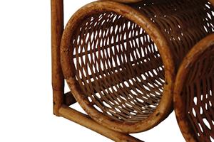 Eco Friendly Rattan Wine Rack Handmade Bamboo Bottle Storage Holder Bohemian Style Home <b>Bar</b> Organizer Furniture <b>Shelf</b> - Product Image 5