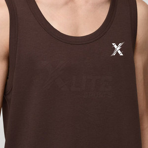 เสื้อกล้ามถักสีพื้นสำหรับผู้ชายรุ่นใหม่ สวมใส่สบาย ระบายอากาศได้ดี น้ำหนักเบา เหมาะสำหรับออกกำลังกาย วิ่ง หรือใส่ลำลองในฤดูร้อน - Product Image 5