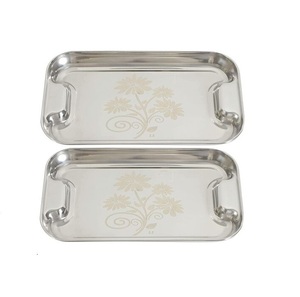 Bandeja para servir comida con temática dorada, bandeja para hornear de Metal poco profunda para cocina y bodas, diseño personalizado disponible - Product Image 4