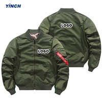 LAYENNE Veste brodée personnalisée Blouson aviateur réversible pour hommes Veste matelassée d'hiver à la mode Offre Spéciale de haute qualité