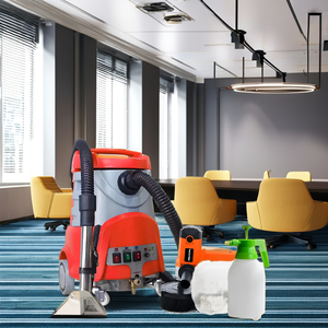 เครื่องทำความสะอาดโซฟาและเบาะนั่งด้วยน้ำร้อนสำหรับงานมืออาชีพ ชุดประกอบด้วยเครื่องพ่นและเครื่องขัด - Product Image 1