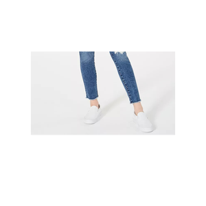 Jeans Skinny Strappati Blu Navy Taglia 11 per Ragazzi, Stile High Street, Pantaloni a Sigaretta con Cintura, Traspiranti, Lavabili, Moda Vintage - Product Image 3