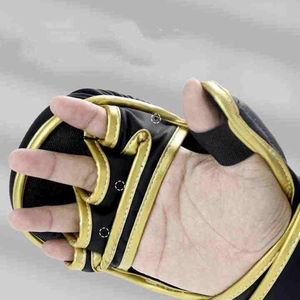 Gants de boxe en cuir PU ajustables avec logo personnalisé pour adultes et enfants Vente en gros direct d'usine - Product Image 3