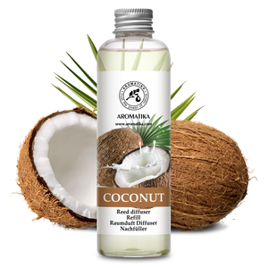 Aromatika Exotic Coconut Aroma <b>Diffuser</b> Refill Liquid 200ml Long Lasting <b>Room</b> Fragrance Reed <b>Diffuser</b> Oil - Product Image 1
