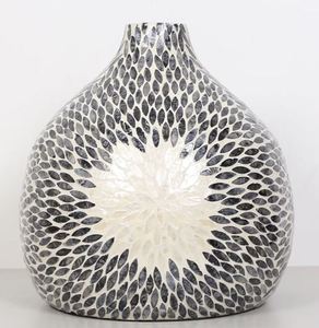 Los mayoristas de decoración del hogar de tendencia fabrican florero de madre de perla, decoración del hogar, jarrón de mesa hecho a mano, jarrón de flores a buen precio - Product Image 6