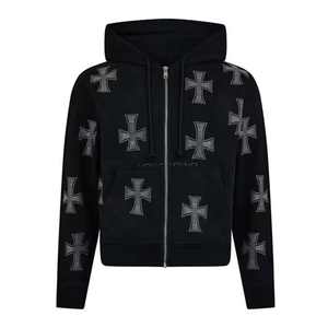 ชุดวอร์มผู้ชายแบบมีฮู้ด พิมพ์ลายคุณภาพสูง ขายส่ง รับทำโลโก้ ผ้าฝ้าย 100% หนานุ่ม ชุดจ็อกเกอร์ ชุดสเวตสูท - Product Image 2