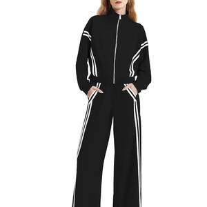 Haute qualité conception personnalisée femmes costume d'échauffement nouveauté professionnel respirant polaire solide motif toile tissu - Product Image 1