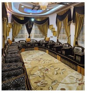 Design d'intérieur Majlis arabe, design classique moderne, ensemble élégant pour salon, sièges d'angle luxueux, design gain de place - Product Image 1