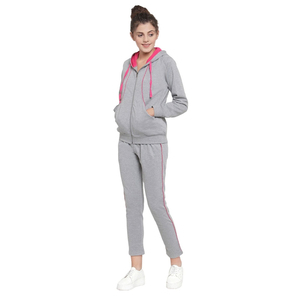 Chándal ligero para mujer, tela transpirable, pantalones ajustados, cintura elástica, chaqueta con cremallera, ideal para correr, gimnasio y actividades de fitness - Product Image 2
