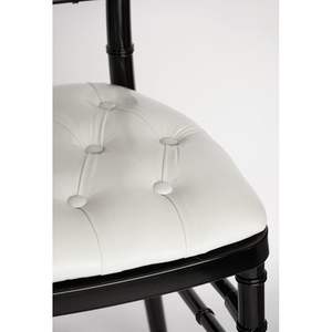 20 coussins et oreillers en vinyle blanc pour chaises de mariage Chiavari 20 pièces - Product Image 3