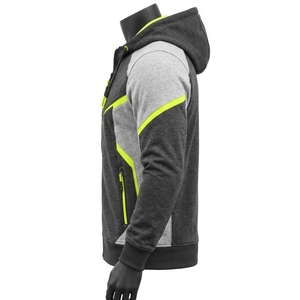 Sweat-shirt à capuche unisexe en coton 100% respirant et thermique, avec logo brodé personnalisé, coupe ample, de haute qualité, en gros, pour hommes - Product Image 4