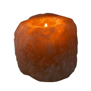 Pas cher prix bonne qualité sel de l'Himalaya Rose Quartz ornement photophore bougeoir ensemble pour accessoire de décoration intérieure - Product Image 1