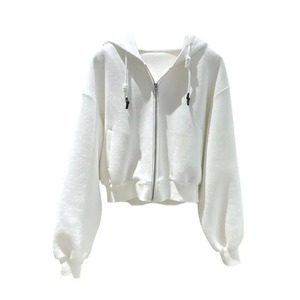 Abrigo de piel de oveja auténtica de invierno informal para hombre, manga larga, cremallera gruesa, bolsillos con cordón, dobladillo elástico, lona impermeable - Product Image 1