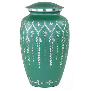 Urnes funéraires en aluminium de haute qualité pour cendres humaines |   Urnes funéraires en métal pour commandes en gros - Product Image 1