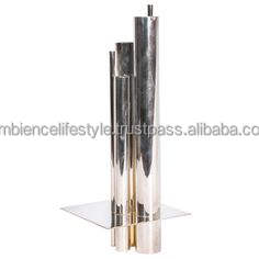 Florero de Metal plateado moderno de estilo de vida ambiental, accesorio decorativo de alta calidad para el hogar, sala de estar, decoración de Navidad - Product Image 6