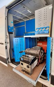 OEM High Quality Detay Brand Mobile Service Vehicle Cabinet Metal Drawers Shelves Modular Design Easily Assembled Electrostatic - Product Image 4